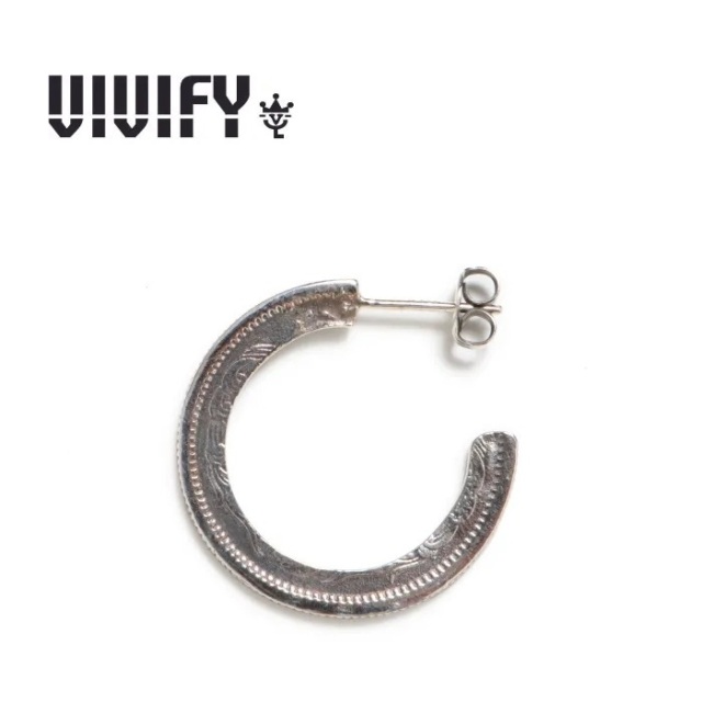 VIVIFY(ヴィヴィファイ)(ビビファイ)　50 Sen Coin Giza Edge Line Pierce(L)　【ピアス】【VFP-314】【オーダーメイド ハンドメイド