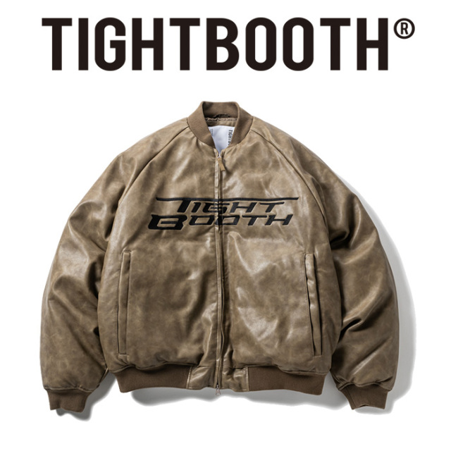 TIGHTBOOTH PRODUCTION (タイトブース プロダクション)　ADRENALINE LEATHER DOWN JKT (TIGHTBOOTH x SEEDA)　 【レザーダウン ジャ