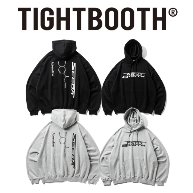 TIGHTBOOTH PRODUCTION (タイトブース プロダクション)　ADRENALINE HOODIE (TIGHTBOOTH x SEEDA)　 【フーディー パーカー 花と雨】