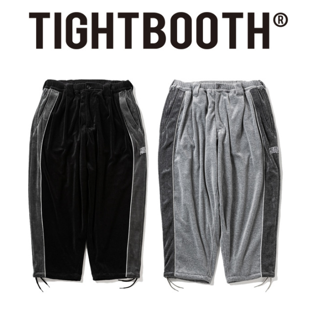 TIGHTBOOTH PRODUCTION (タイトブース プロダクション)　 VELOUR PIPING BALLOON PANTS 　【ベロア パイピング バルーン パンツ】【F