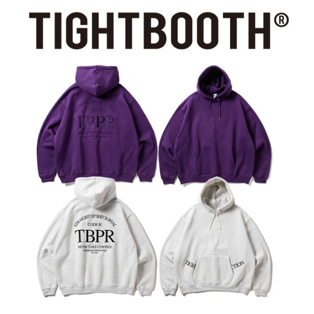 TIGHTBOOTH PRODUCTION (タイトブース プロダクション)　STRAIGHT UP HOODIE　 【フーディー】【FW25-SW01】【TIGHTBOOTH PRODUCTION