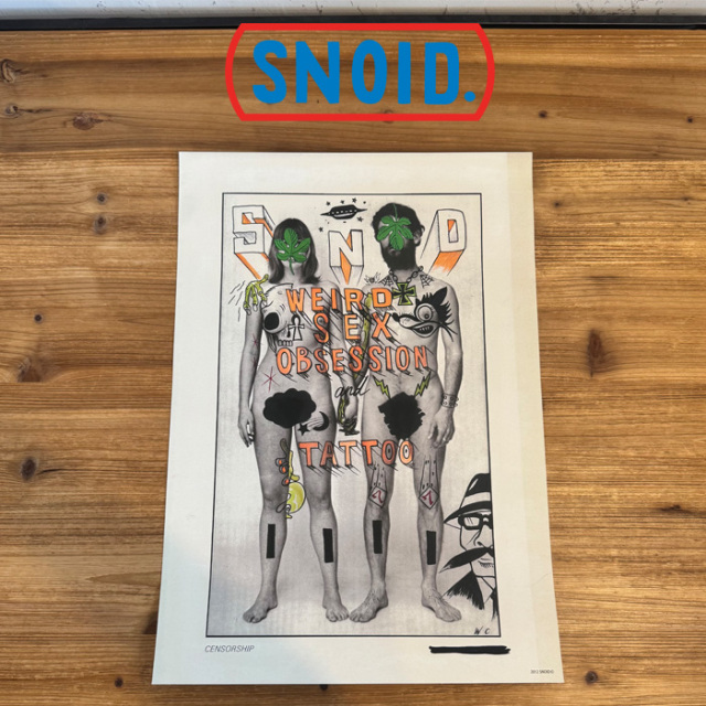 SNOID(スノイド)　 Mutant Freaks POSTER 　【ポスター A3】【RAT HOLE STUDIO】