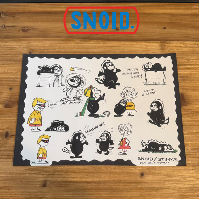 SNOID(スノイド)　 MORE FUN! FROM SNOID POSTER 　【ポスター A3】【RAT HOLE STUDIO】