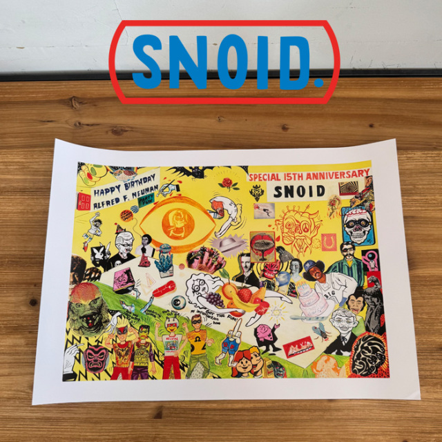SNOID(スノイド)　 HAPPY BIRTHDAY ALFRED F. NEUMAN POSTER 　【ポスター】【RAT HOLE STUDIO】