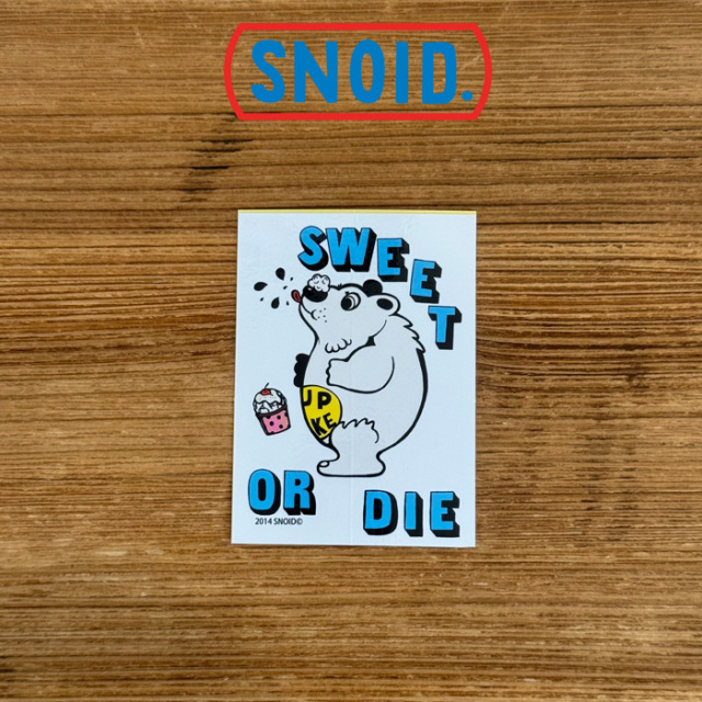 SNOID(スノイド)　CUPCAKE STICKER 　【ステッカー】【RAT HOLE STUDIO】