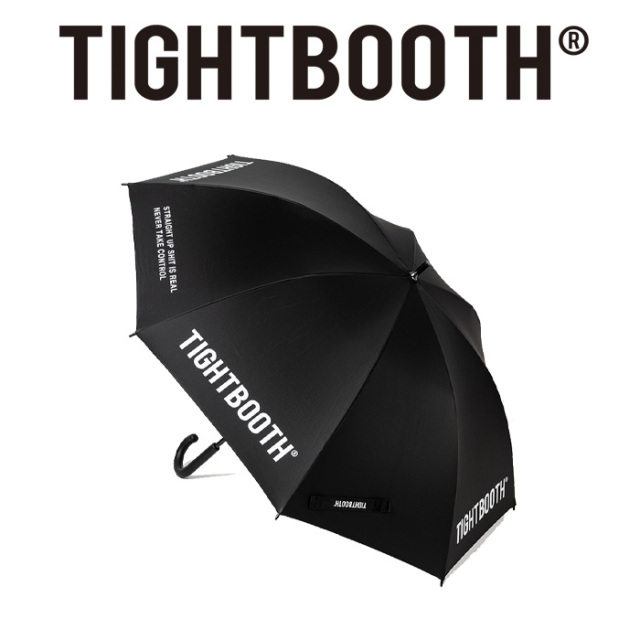 TIGHTBOOTH (タイトブース)　LABEL LOGO UMBRELLA　【傘 かさ】【TIGHTBOOTH PRODUCTION タイトブースプロダクション TBPR インター