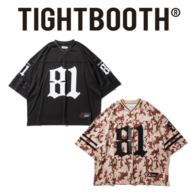 TIGHTBOOTH PRODUCTION (タイトブース プロダクション)　FOOTBALL SHIRT　 【フットボールTシャツ】【SS26-T08】【TIGHTBOOTH PRODUC