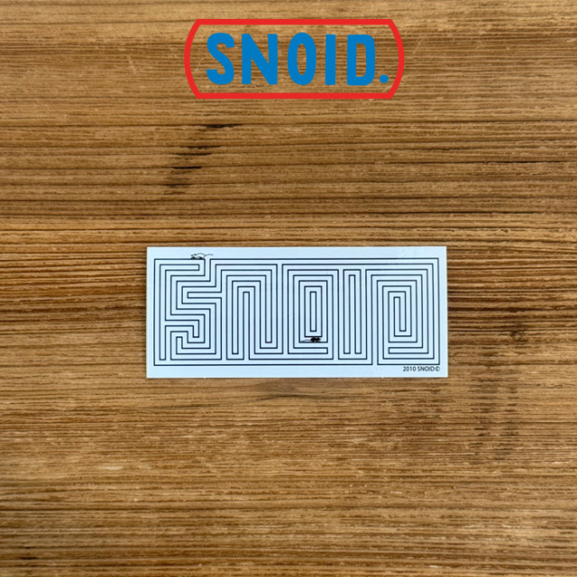SNOID(スノイド)　RAT RACE STICKER 　【ステッカー】【RAT HOLE STUDIO】