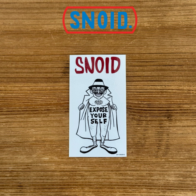 SNOID(スノイド)　EXPOSE YOURSELF STICKER 　【ステッカー】【RAT HOLE STUDIO】