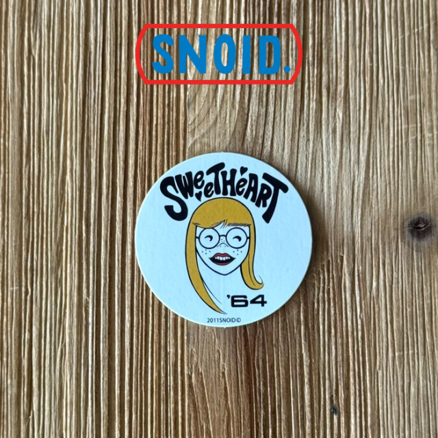 SNOID(スノイド)　SWEET HEART STICKER 　【ステッカー】【RAT HOLE STUDIO】