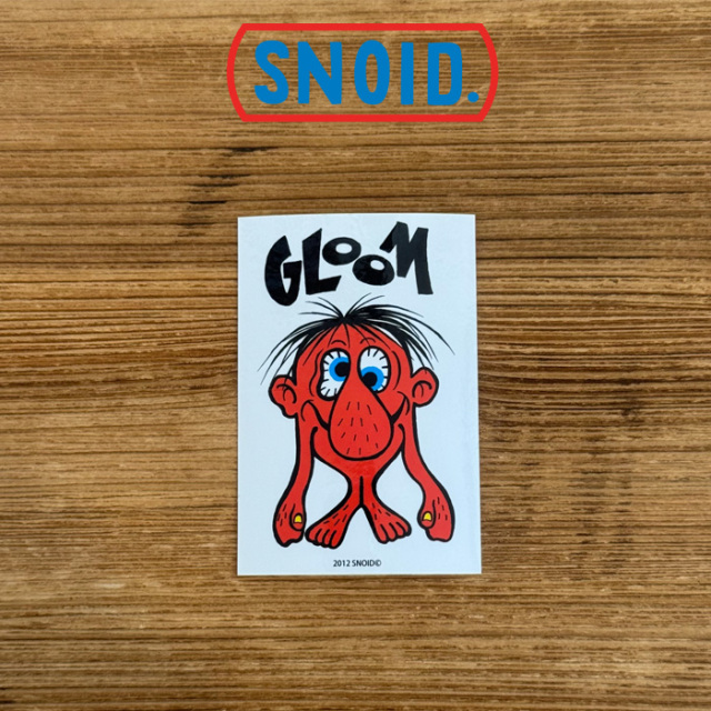 SNOID(スノイド)　GLOOM STICKER 　【ステッカー】【RAT HOLE STUDIO】