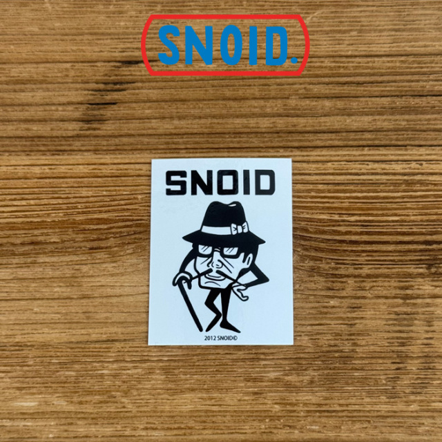 SNOID(スノイド)　Mr.SNOID STICKER 　【ステッカー】【RAT HOLE STUDIO】