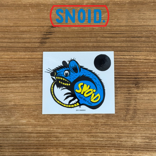 SNOID(スノイド)　EAT SHIT AND DIE STICKER 　【ステッカー】【RAT HOLE STUDIO】