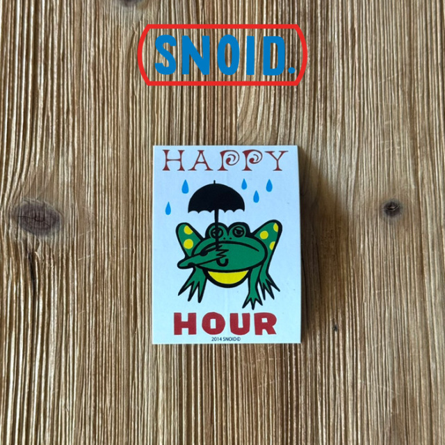 SNOID(スノイド)　HAPPY HOUR STICKER 　【ステッカー】【RAT HOLE STUDIO】
