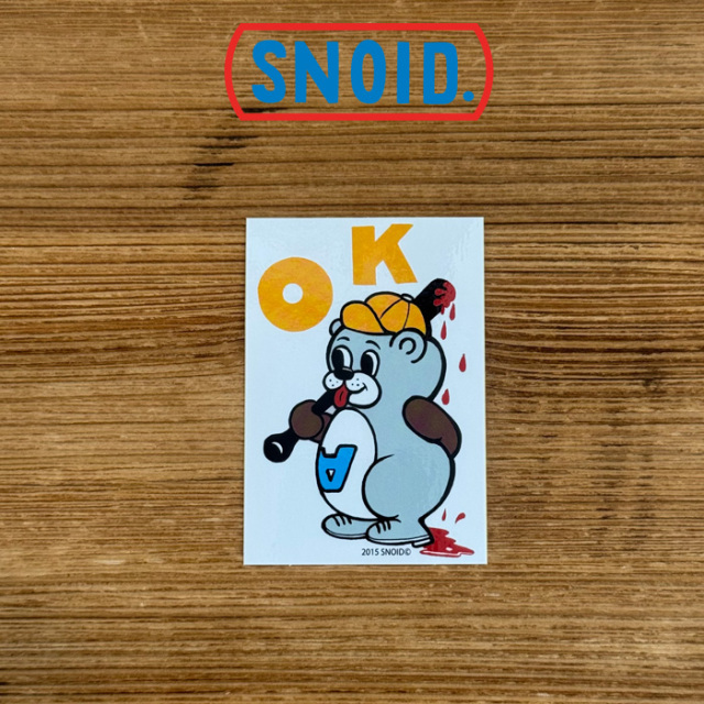 SNOID(スノイド)　OKO STICKER 　【ステッカー】【RAT HOLE STUDIO】