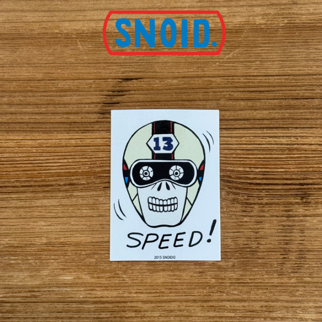 SNOID(スノイド)　SPEED! STICKER 　【ステッカー】【RAT HOLE STUDIO】