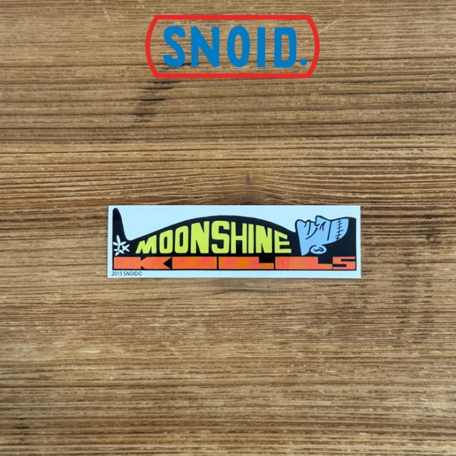 SNOID(スノイド)　MOONSHINE KILLS 　【ステッカー】【RAT HOLE STUDIO】