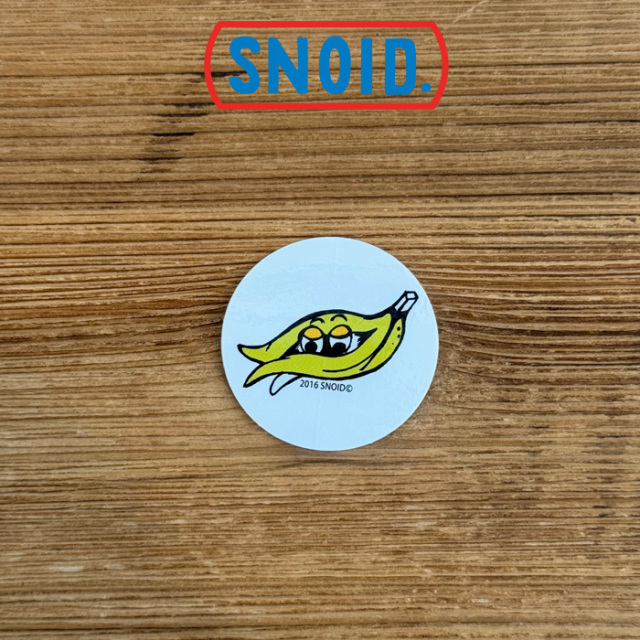 SNOID(スノイド)　Banana Split STICKER 　【ステッカー】【RAT HOLE STUDIO】