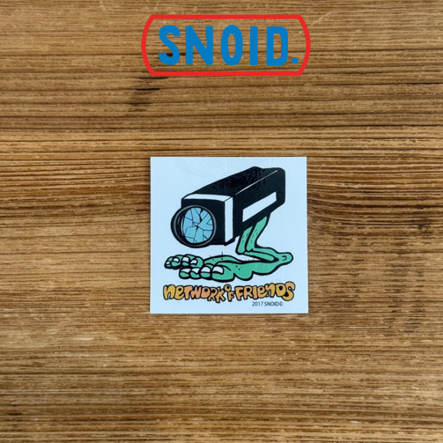 SNOID(スノイド)　NETWORK OF FRIENDS STICKER 　【ステッカー】【RAT HOLE STUDIO】