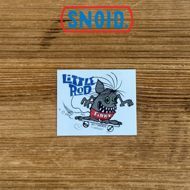 SNOID(スノイド)　LITTLE ROD STICKER 　【ステッカー】【RAT HOLE STUDIO】