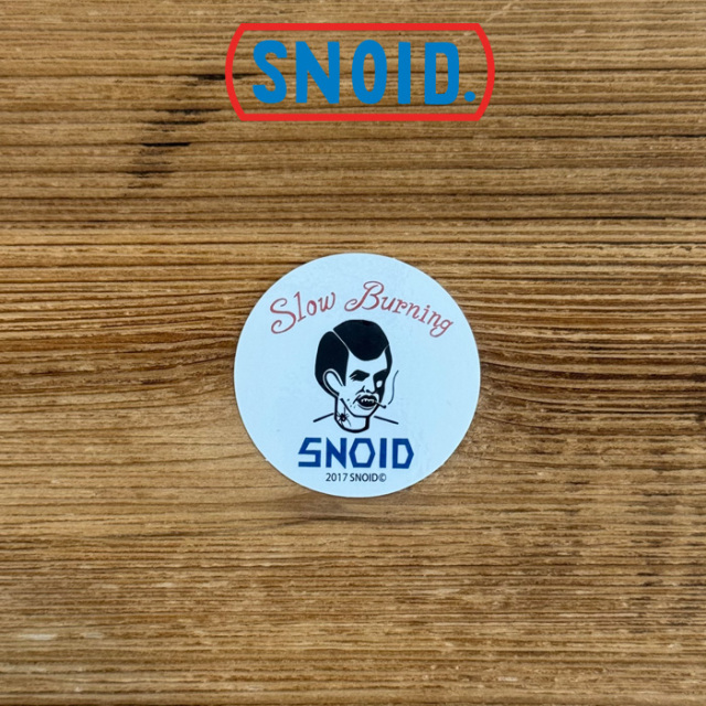 SNOID(スノイド)　Slow Burning STICKER 　【ステッカー】【RAT HOLE STUDIO】