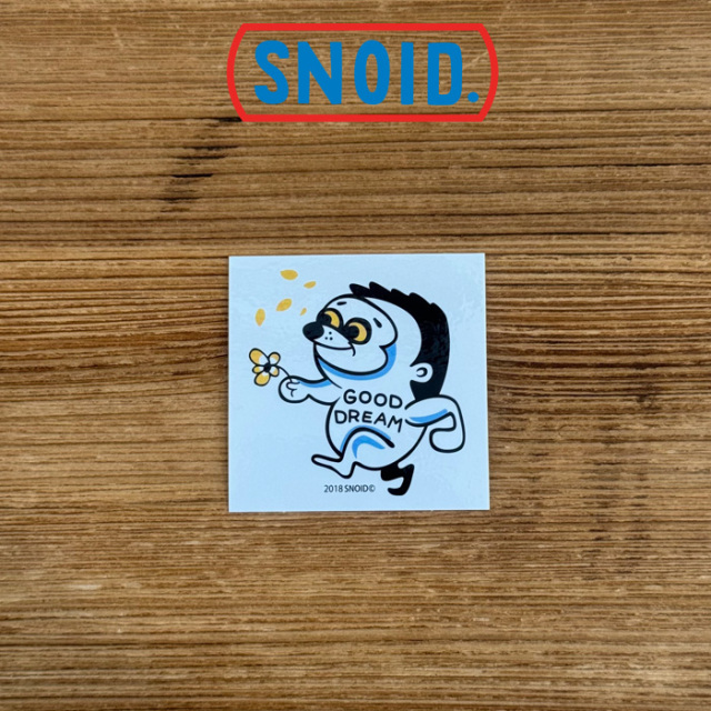 SNOID(スノイド)　GOOD DREAM STICKER 　【ステッカー】【RAT HOLE STUDIO】