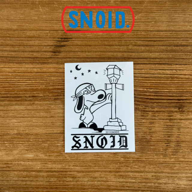 SNOID(スノイド)　Intersection of Life STICKER 　【ステッカー】【RAT HOLE STUDIO】