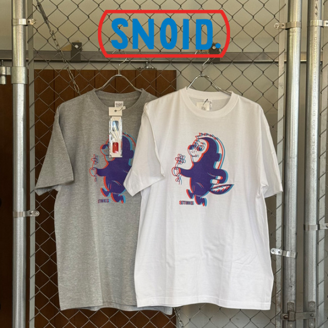 SNOID (スノイド)　STINKS 3D S/S T-shirts　【Tシャツ】【RAT HOLE STUDIO】