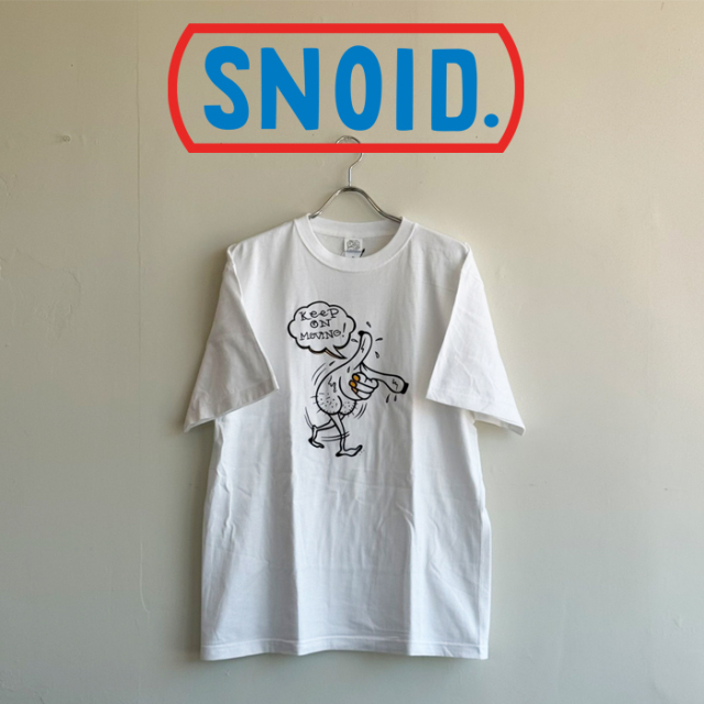 SNOID (スノイド)　Keep on Moving T-shirts　【Tシャツ】【RAT HOLE STUDIO】