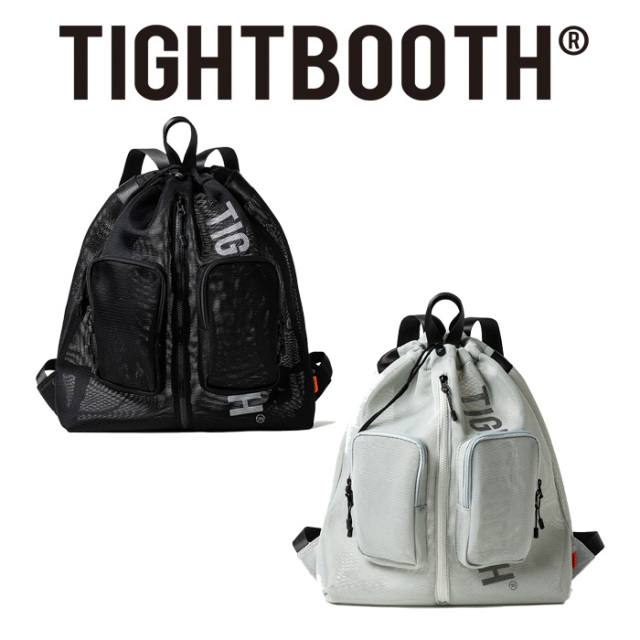 TIGHTBOOTH (タイトブース)　 LOGO MESH KNAPSACK　【メッシュ ナップサック】【TIGHTBOOTH PRODUCTION タイトブースプロダクション 
