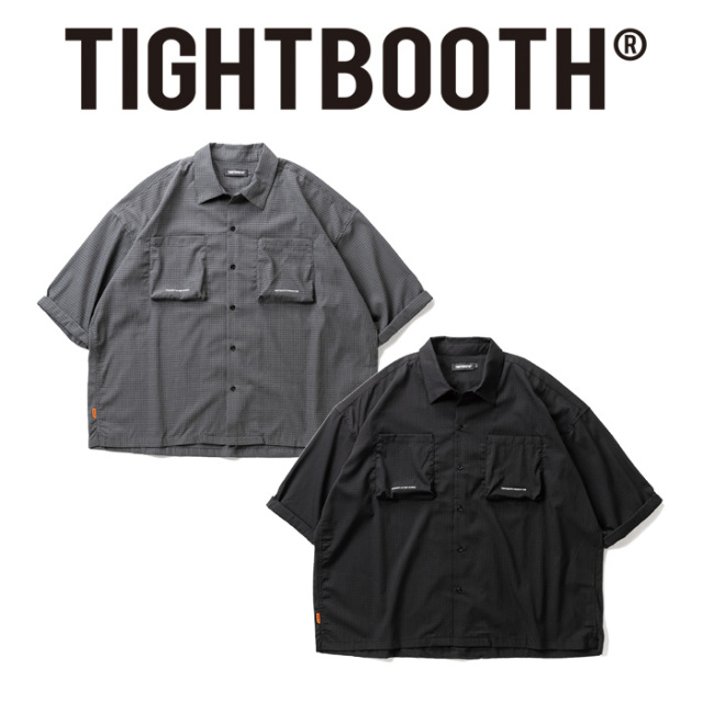 TIGHTBOOTH PRODUCTION (タイトブース プロダクション)　SEERSUCKER ROLL UP SHIRT　 【シャツ シアサッカー】【SU26-S02】【TIGHTBO