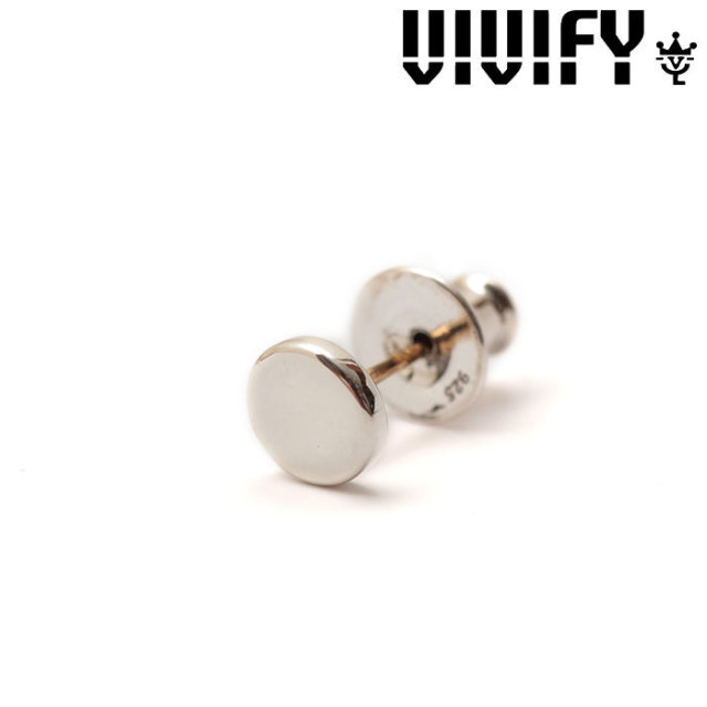 VIVIFY(ヴィヴィファイ)(ビビファイ)　K18goldpost Circle Pierce　【オーダーメイド 受注生産】【キャンセル不可】　【VIVIFY ピア