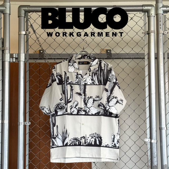 BLUCO (ブルコ)　オープンカラーシャツ -CACTUS-　【シャツ 半袖】【163-21-017】【2026 SUMMER COLLECTION 新作】