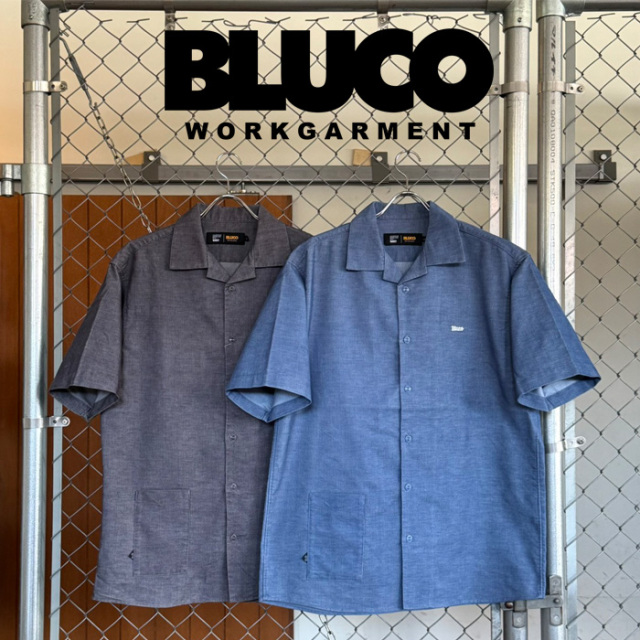 BLUCO (ブルコ)　ストレッチ サマーコールシャツ S/S　【シャツ 半袖】【163-21-019】【2026 SUMMER COLLECTION 新作】