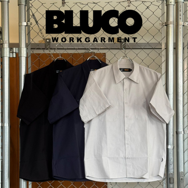 BLUCO (ブルコ)　スタンダードワークシャツ S/S -SOLID-　【シャツ 半袖】【163-21-108】【2026 SPRING COLLECTION】【お取り寄せ キ