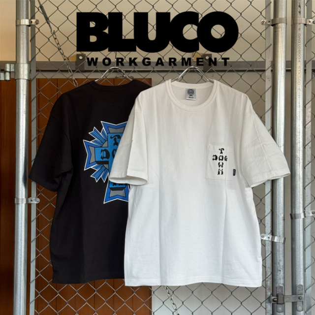 BLUCO (ブルコ)　(DOGTOWN×BLUCO) ポケットTシャツ -LOGO-　【ポケットTシャツ 半袖】【163-22-030】【2026 SUMMER COLLECTION】【お