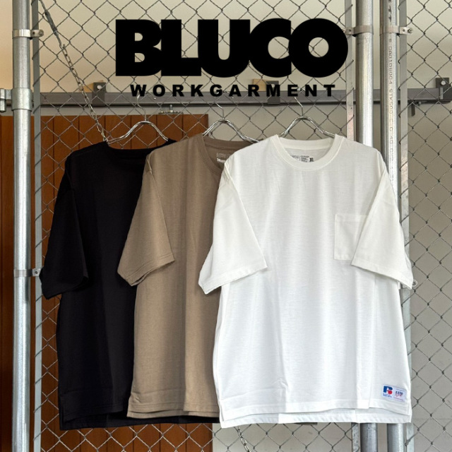 BLUCO (ブルコ)　ファンクション ポケットTシャツ / オーバーサイズ　【Tシャツ 半袖】【163-22-034】【2026 SUMMER COLLECTION】【