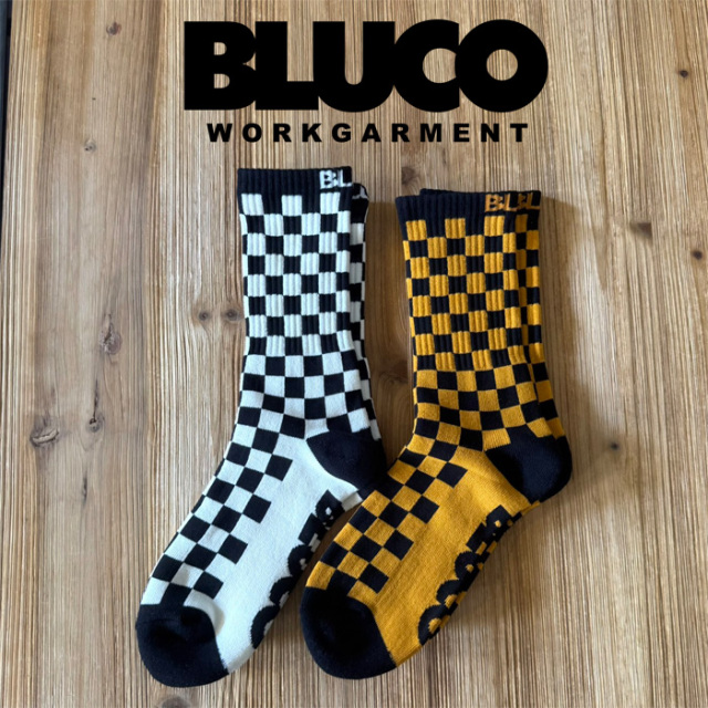 BLUCO (ブルコ)　2-PACK ソックス -CHECKER-　【ソックス】【163-55-002】【2026 SUMMER COLLECTION】【お取り寄せ キャンセル不可】