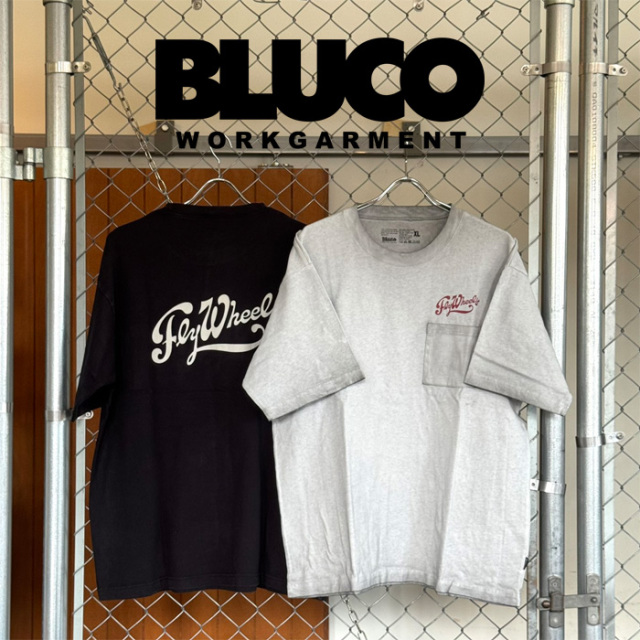 BLUCO (ブルコ)　(FLY WHEELS×BLUCO) ピグメントポケットTシャツ　【ポケットTシャツ】【164-22-058】【2026 HIGH SUMMER COLLECTION