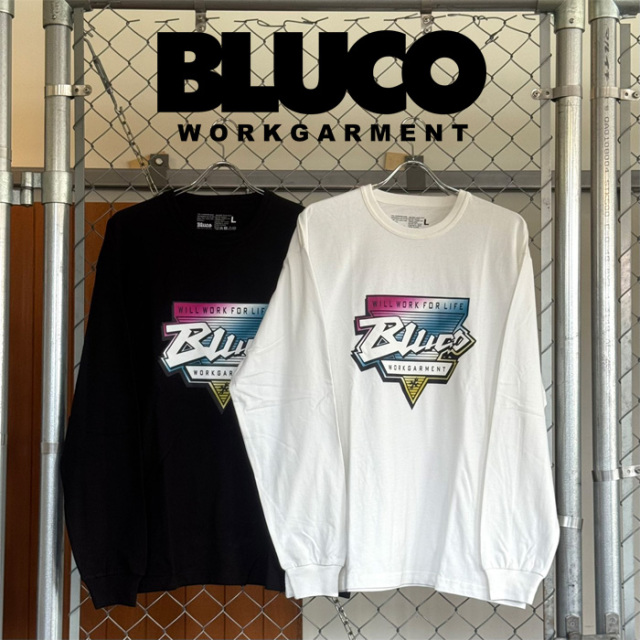BLUCO (ブルコ)　プリント L/S Tシャツ -TRY-　【Tシャツ】【165-12-031】【2026 FALL COLLECTION 新作】