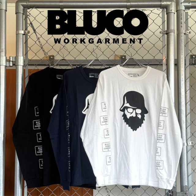 BLUCO (ブルコ)　プリント L/S Tシャツ -MR-　【Tシャツ】【165-12-032】【2026 FALL COLLECTION 新作】