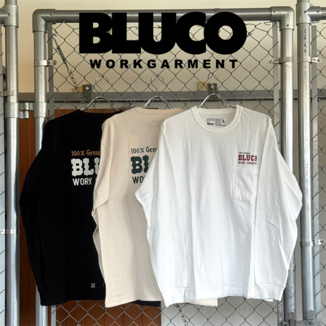 BLUCO (ブルコ)　ポケット L/S Tシャツ -BOLT-　【ポケットTシャツ】【165-12-034】【2026 FALL COLLECTION】【お取り寄せ商品 キャ