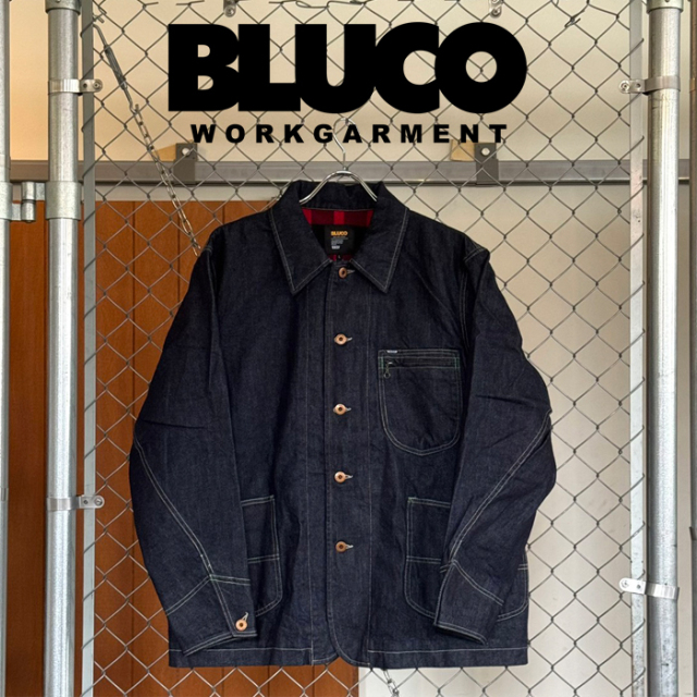 BLUCO (ブルコ)　ジャパンデニム ライニングカバーオール　【デニムジャケット】【165-31-068】【2026 FALL COLLECTION 新作】