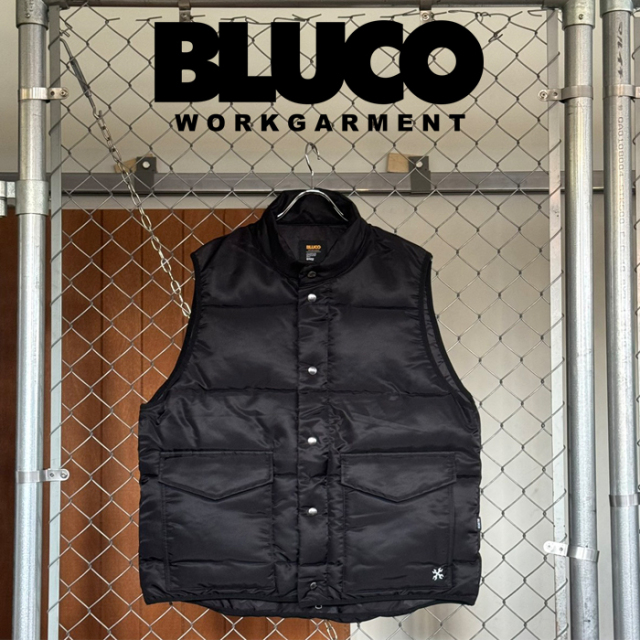 BLUCO (ブルコ)　ヘビーナイロン パディングベスト　【ベスト】【165-35-021】【2026 FALL COLLECTION】【お取り寄せ商品 キャンセル