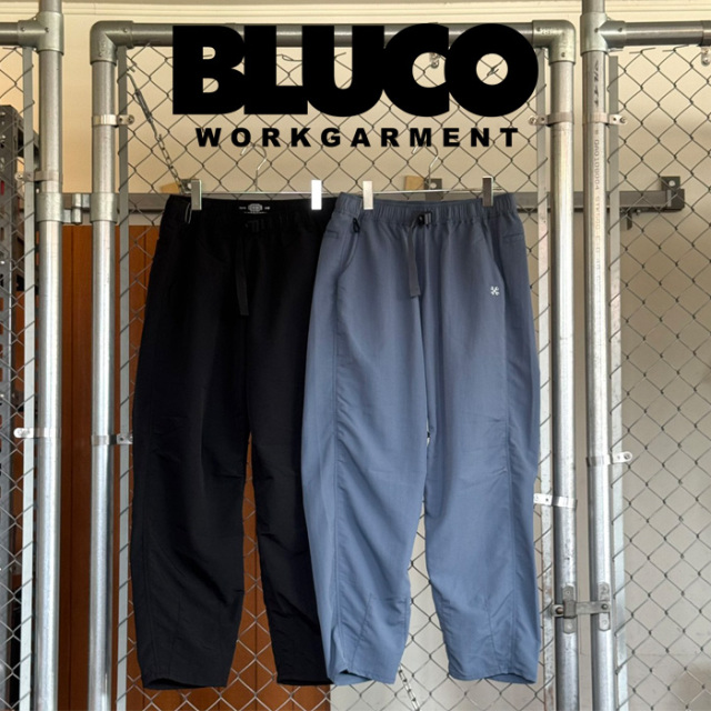 BLUCO (ブルコ)　ナイロンタッサー イージーワイドパンツ　【イージーパンツ】【165-41-059】【2026 FALL COLLECTION 新作】
