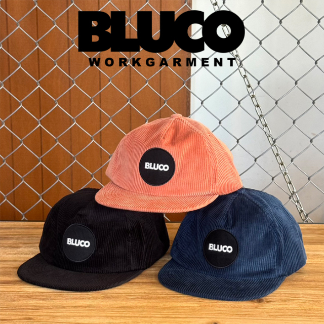 BLUCO (ブルコ)　コーデュロイキャップ -LOGO PATCH-　【キャップ】【165-61-055】【2026 FALL COLLECTION 新作】