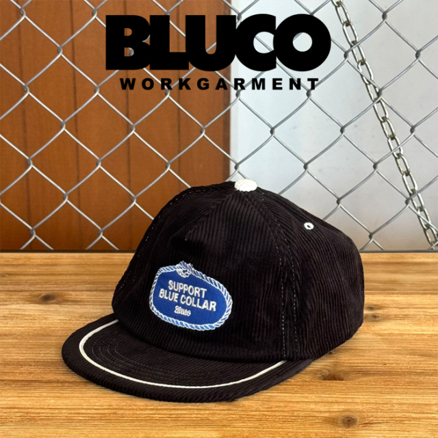 BLUCO (ブルコ)　コーデュロイキャップ -ROPE PATCH-　【キャップ】【165-61-056】【2026 FALL COLLECTION】【お取り寄せ商品 キャン