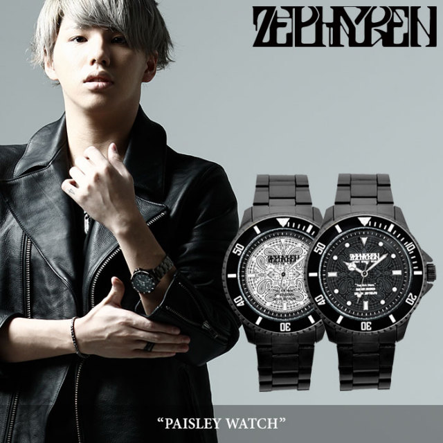 ZEPHYREN(ゼファレン)　PAISLEY WATCH　【腕時計】【2021 AUTUMN&WINTER】【お取り寄せ商品 キャンセル不可】【Z16UX19】　
