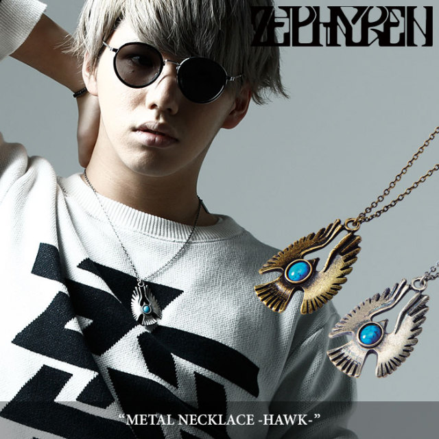 ZEPHYREN(ゼファレン)　METAL NECKLACE -HAWK-　【2020 SUMMER 先行予約】　【キャンセル不可】　【Z17UW05】　