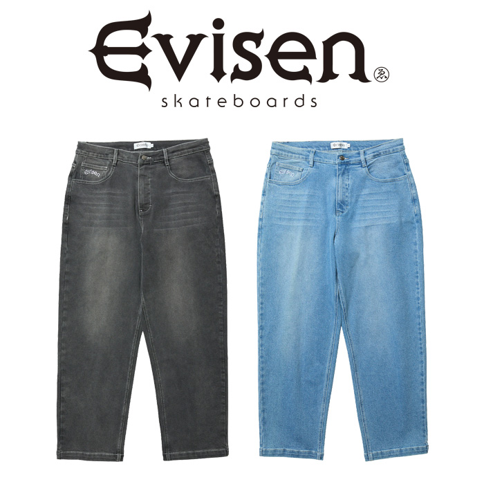 【SALE30%OFF】　Evisen Skateboards 　 ONE-UP JEANS 　 【デニム パンツ】【エビセン スケートボード Evisen Skateboards ゑ イン